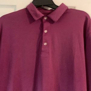 Men’s Callaway golf shirt, large, red